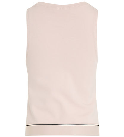 Calvin Klein Top - Tape Sleeveless Punto - Sepia Rose