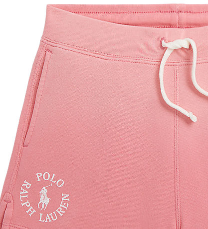 Polo Ralph Lauren Sweatshorts - Ribbon Pink m. Hvid