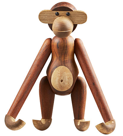 Kay Bojesen Træfigur - Abe - Mellem - Teak/Limba