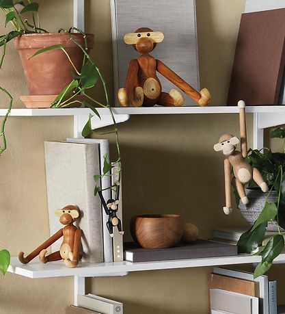 Kay Bojesen Træfigur - Abe - Mellem - Teak/Limba