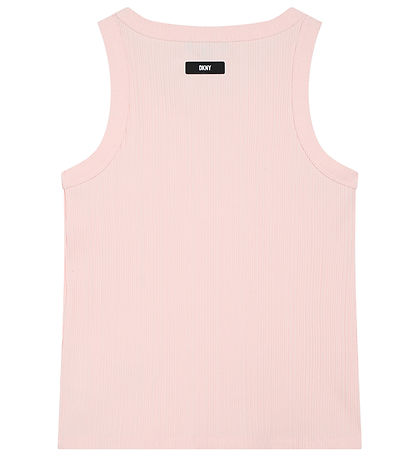 DKNY Tanktop - Rib - Rosa