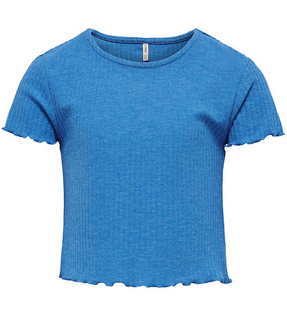 Kids Only T-shirt - KogNella - Rib - Noos - French Blue