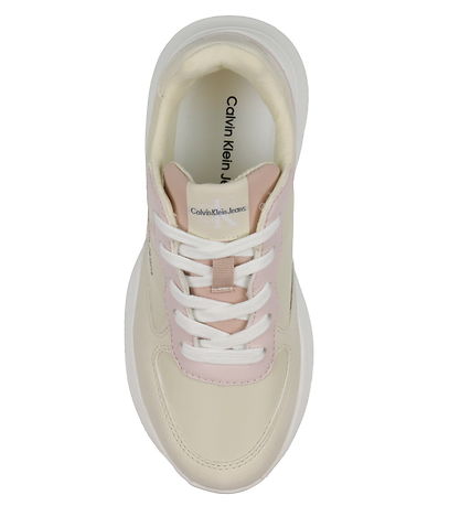 Calvin Klein Sko - Low Cut Lace-Up - Beige/Pink/Powder Pink