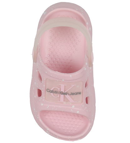 Calvin Klein Sandaler - Comfy - Pink m. Hvid