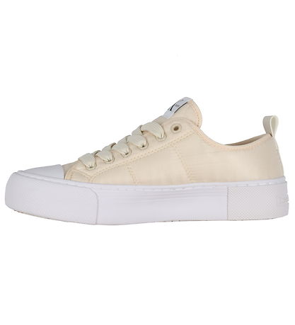 Calvin Klein Sko - Low Cut Lace Up - Beige