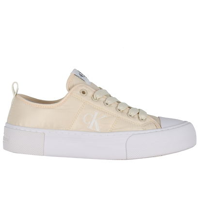 Calvin Klein Sko - Low Cut Lace Up - Beige