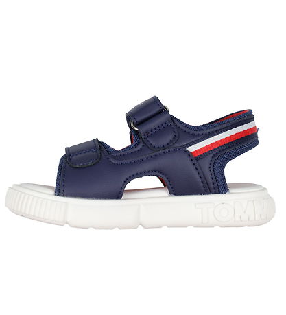 Tommy Hilfiger Sandaler - Stripes Velcro - Bl