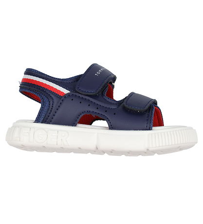 Tommy Hilfiger Sandaler - Stripes Velcro - Bl