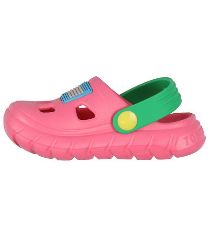 Tommy Hilfiger Sandaler - Comfy - Fuxia/Green