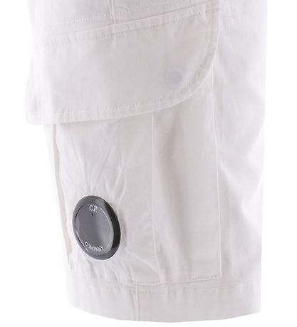 C.P. Company Shorts - Bermuda - Gauze White