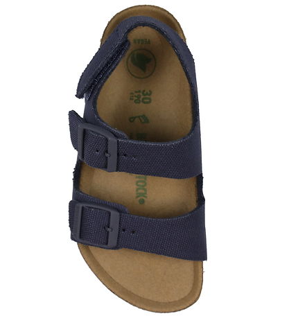 Birkenstock Sandaler - Milano HL Rivet Logo - Vegan Canvas Midni