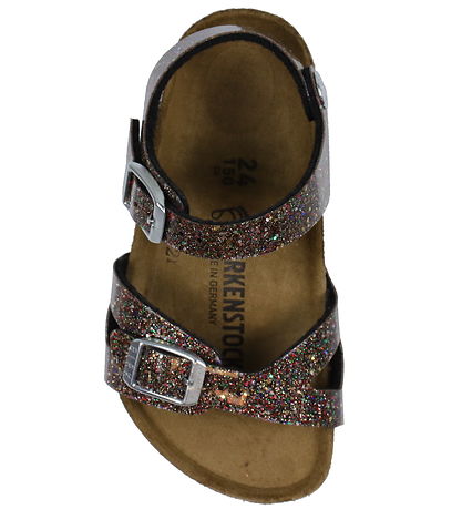 Birkenstock Sandaler - Rio Plain - Cosmic Sparkle Black Multi