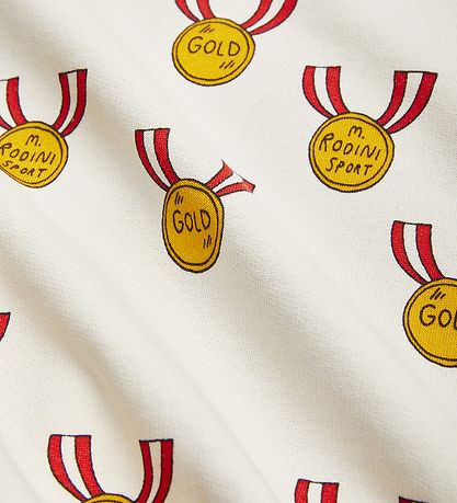 Mini Rodini Sweatpants - Medals - Beige