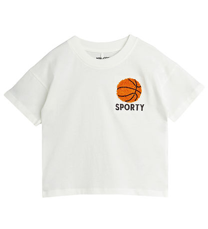 Mini Rodini T-shirt - Basketball - Hvid