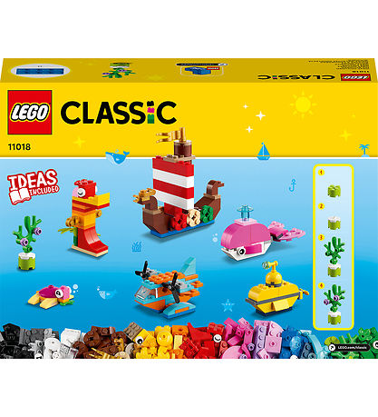 LEGO Classic - Kreativt Sjov P Havet 11018 - 333 Dele