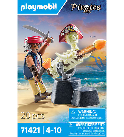 Playmobil Pirates - Kanonr - 71421 - 20 Dele