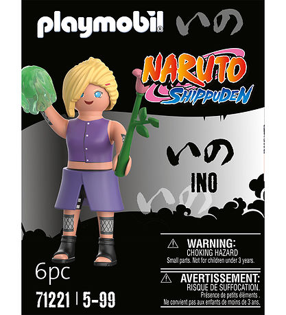 Playmobil Naruto - Ino - 71221 - 6 Dele