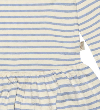 Petit Piao Kjole - Rib - Modal - Spring Blue