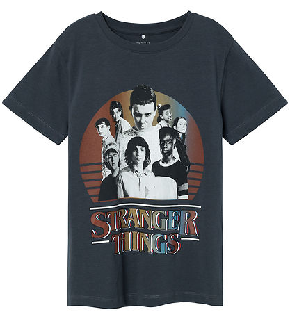 Name It T-shirt - NkmFritz Stranger Things - India Ink