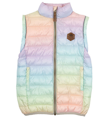 Mikk-Line Dynejakke/Vest - 2-i-1 - Colorful