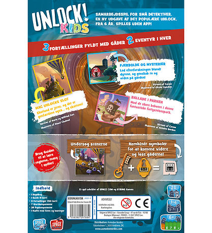 Unlock Kids Spil - Detektivhistorier - Dansk
