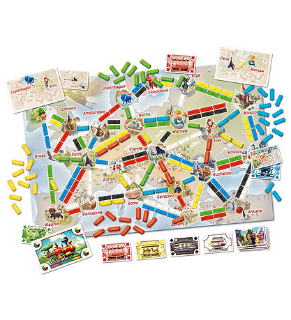 Ticket To Ride Brtspil - First Journey - Nordic