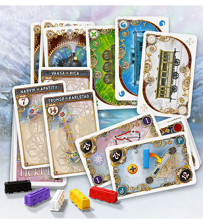 Ticket To Ride Brtspil - Northern Lights - Nordic