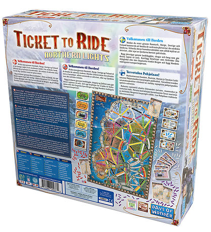 Ticket To Ride Brtspil - Northern Lights - Nordic