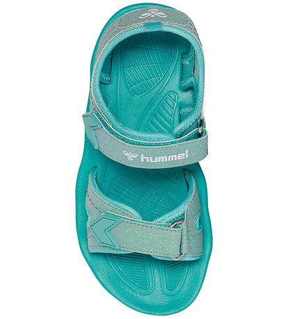 Hummel Sandaler - Glitter JR - Blue Surf