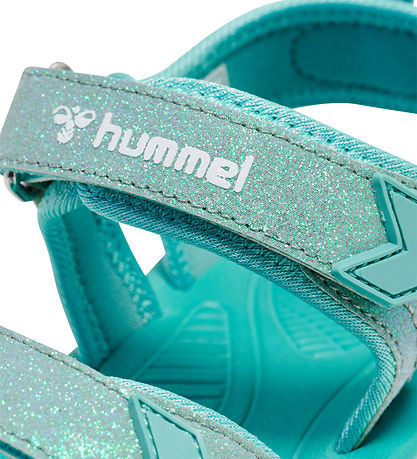 Hummel Sandaler - Glitter JR - Blue Surf
