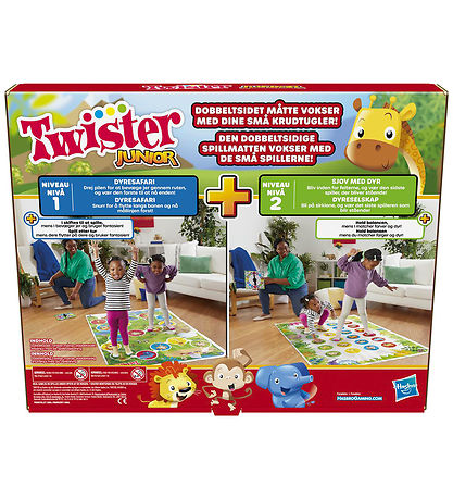 Hasbro Spil - Twister Junior - 2-i-1