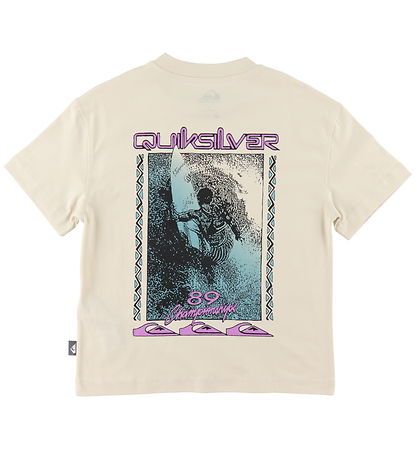 Quiksilver T-shirt - Back Flash SS - Beige