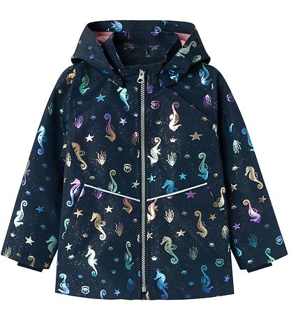 Name It Sommerjakke - NmfMaxi - Dark Sapphire m. Søheste