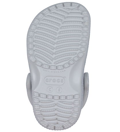 Crocs Sandaler - Classic Glitter Clog T - Silver Glitter