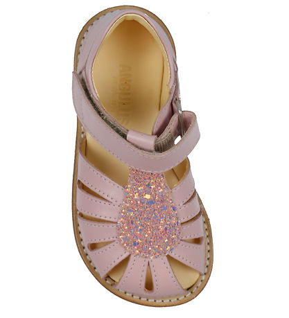 Angulus Sandaler - Pale Rose/Rose Glitter