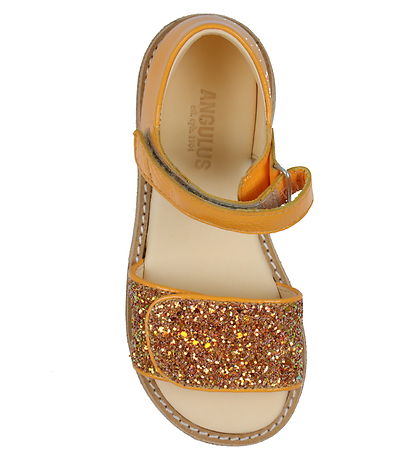 Angulus Sandaler - Manderin/Mandarin Glitter