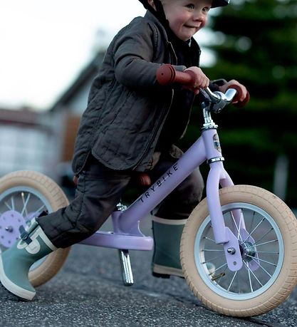 TryBike Løbecykel - Steel - Vintage Purple