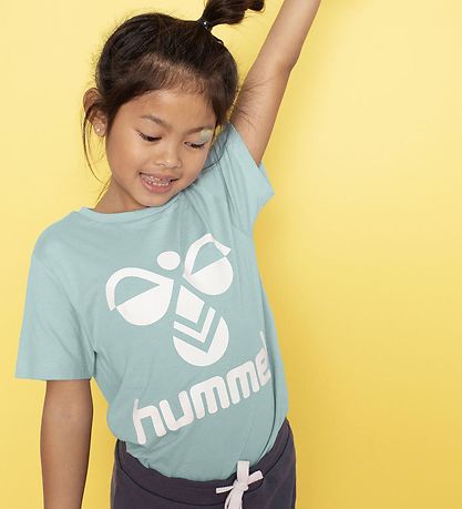 Hummel T-shirt - hmlTres - Blue Surf