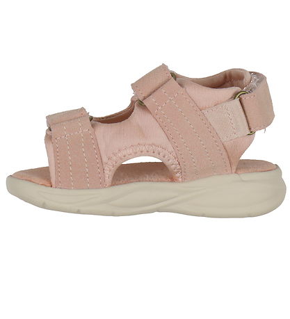 En Fant Sandal m. Velcro - Misty Rose m. Lys