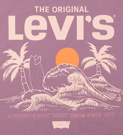Levis T-shirt - Coastline View - Dusky Orchid