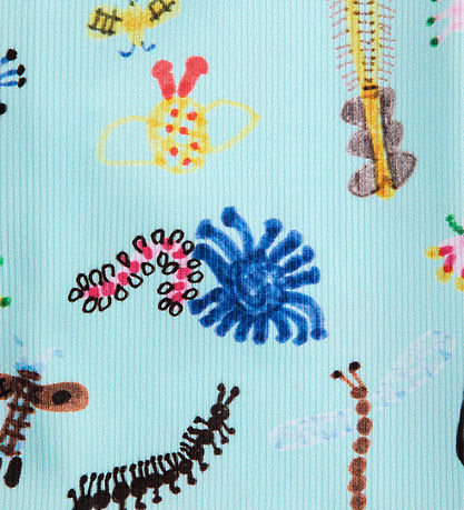 Bobo Choses Badeheldragt - UV50+ - Funny Insects - Aqua Blue