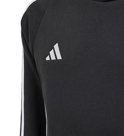 adidas Performance Httetrje - Tiro24 SWHOODY - Sort/Hvid