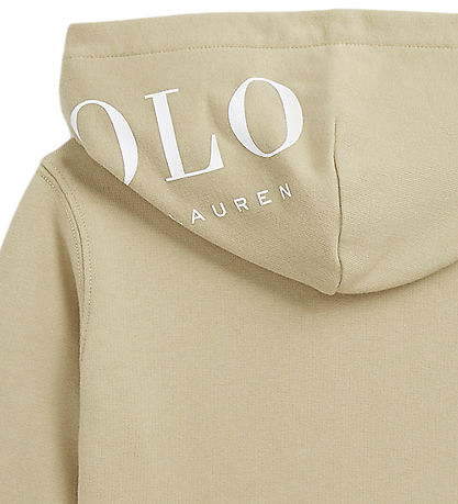 Polo Ralph Lauren Httetrje - Classic - Khaki m. Hvid