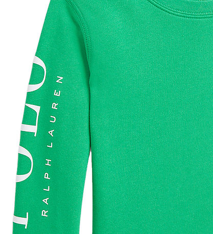 Polo Ralph Lauren Sweatshirt - Tiller Green m. Hvid