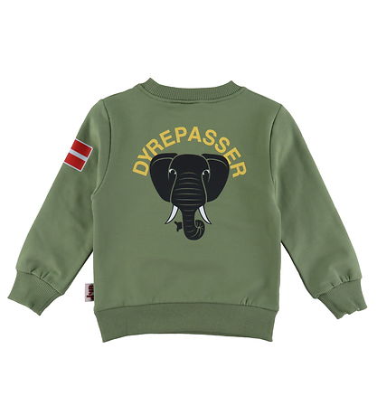 DYR-Cph Sweatshirt - Dyrepasser - Sage Elefant