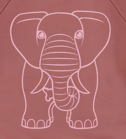 DYR-Cph Sweatshirt - Dyrbellow - Antique Rose Outline Elefant