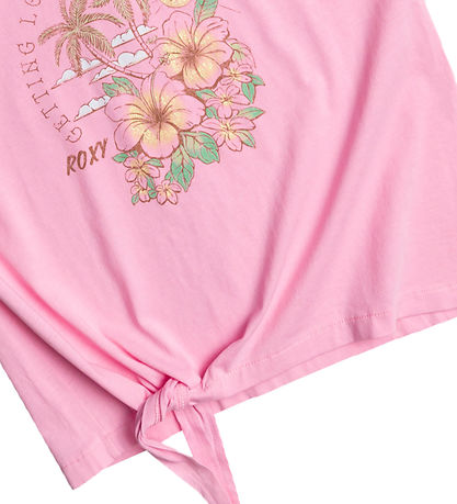 Roxy T-shirt - Pura Playa B - Prism Pink