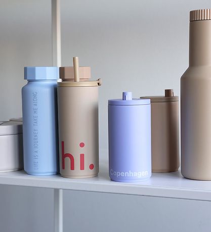 Design Letters Termokrus - Travel - Copenhagen - 350 ml - Blå