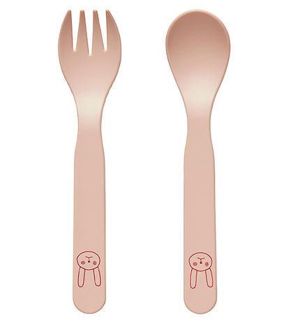 OYOY Børnebestik - 2 Dele - Pullo - Rose
