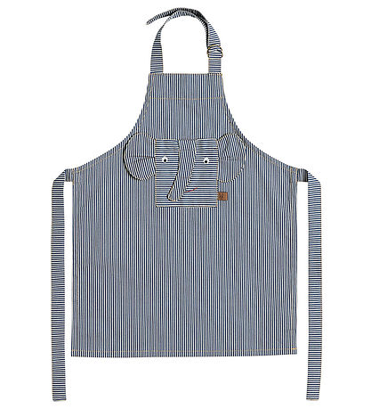 OYOY Forklæde - Denim - Elephant - Blå m. Striber